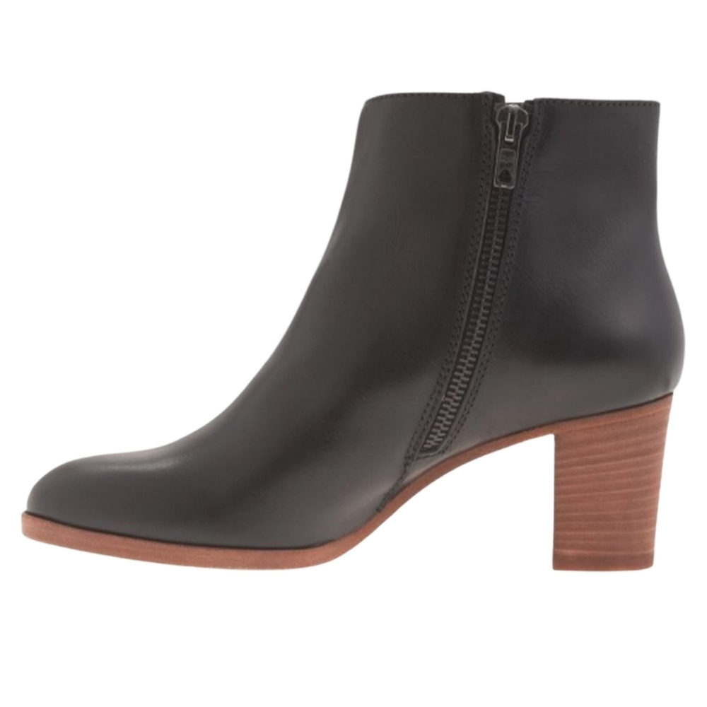 J.Crew Stacked Heel Ankle Boots 6.5 - Picture 4 of 14